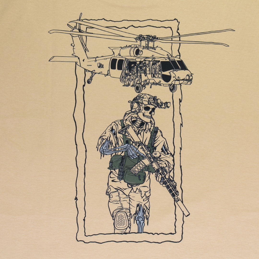 ANAREUS Skeleton Operator T-shirt